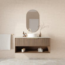Merewether 1200mm Wall Hung Single Vanity with Solid Surface Countertop